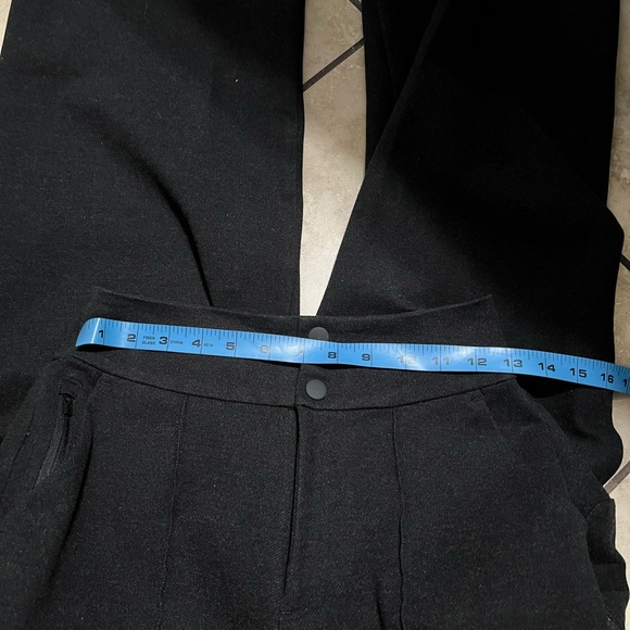 Athleta Venice Heathered Cargo Pant Black Gray Inseam 29 - Picture 6 of 8